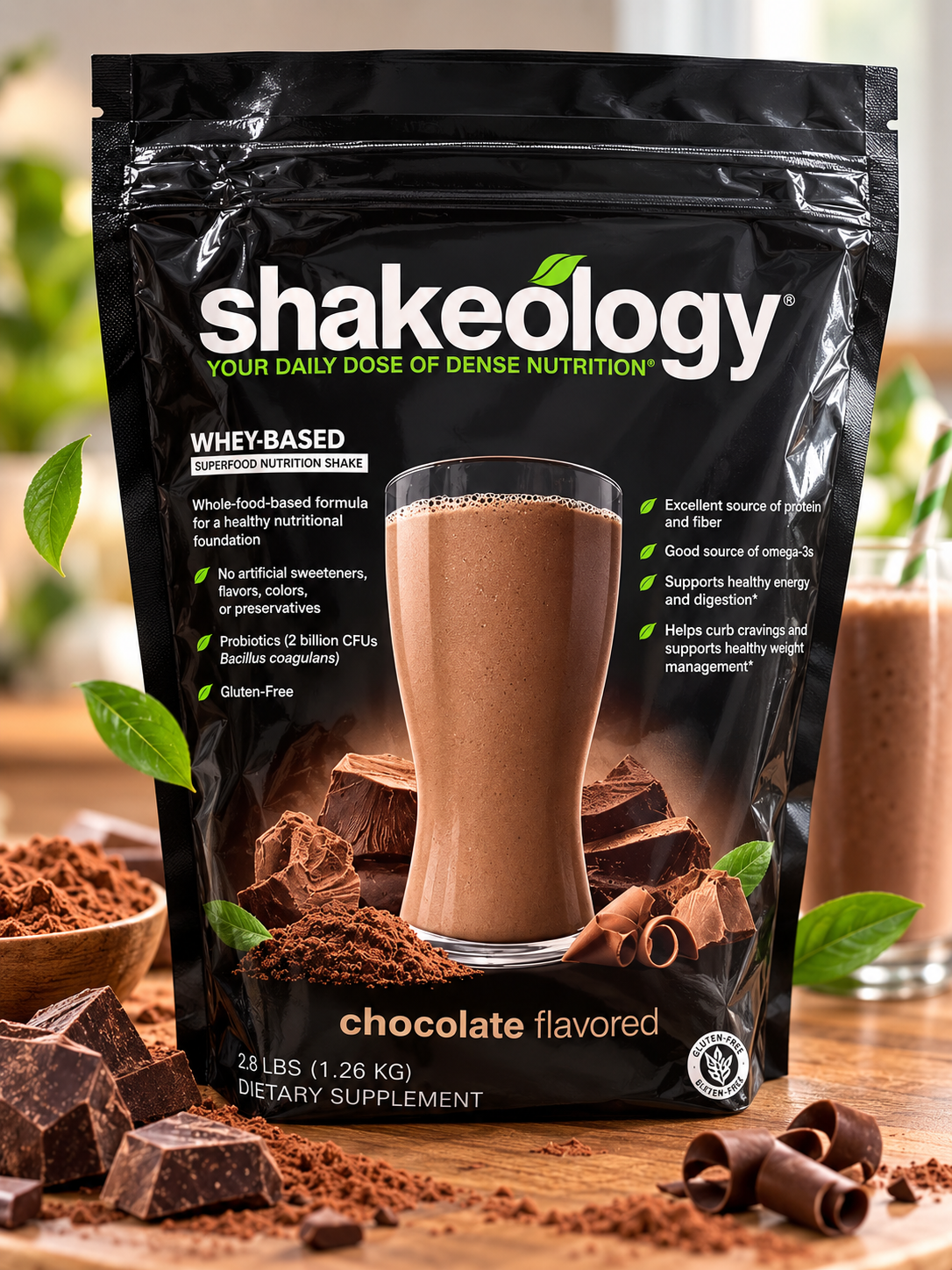 Shake ology Chocolate Whey Protein